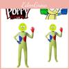 Kids Poppy Playtime The Player Cosplay Costume Jumpsuit Mask Halloween Suit