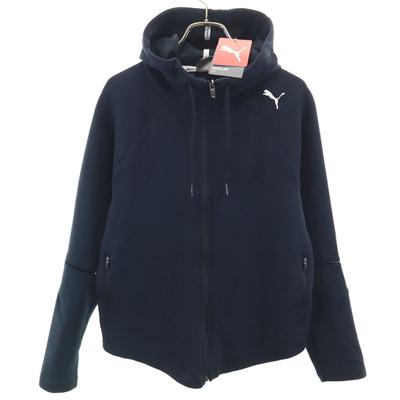 Unused Long Sleeve Zip Hoodie M Black Women Used