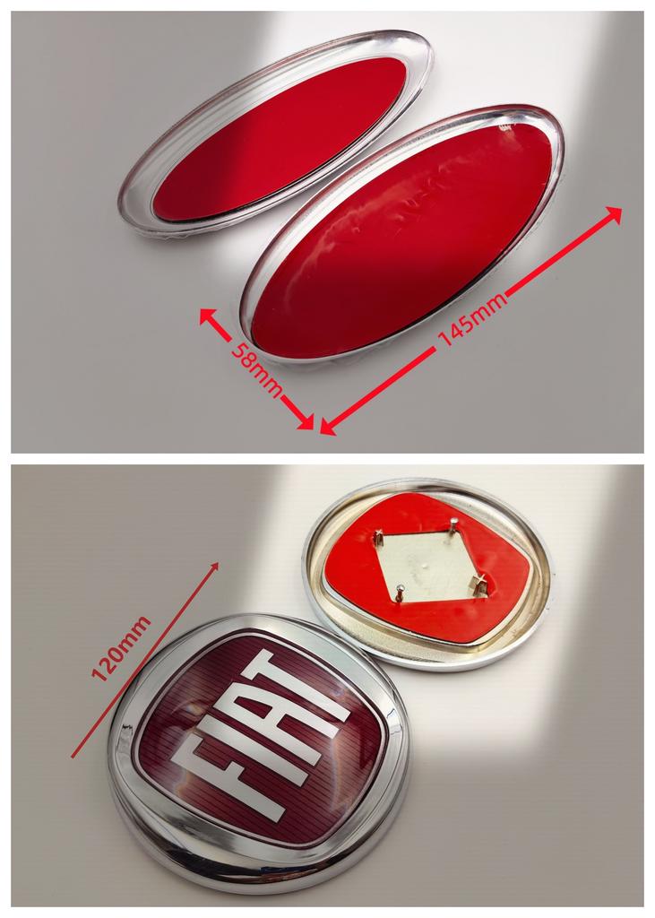 5pcs 145mm forFord Car Emblem Badge Front Grille & Rear Trunk Hood Lid Logo Decor Covers Universal Fit Auto Accessories