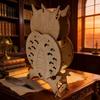 3D Wooden Puzzle Owl Clock DIY Wooden Model Ideal as a Birth Date Spooky Holiday Easter Xmas or Latest Year Present