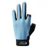 New Spring and Summer Thin Gloves Outdoor Fishing Sun Protection Dew Two Fingers Luya Mesh Breathable Half Finger Fishing Gloves