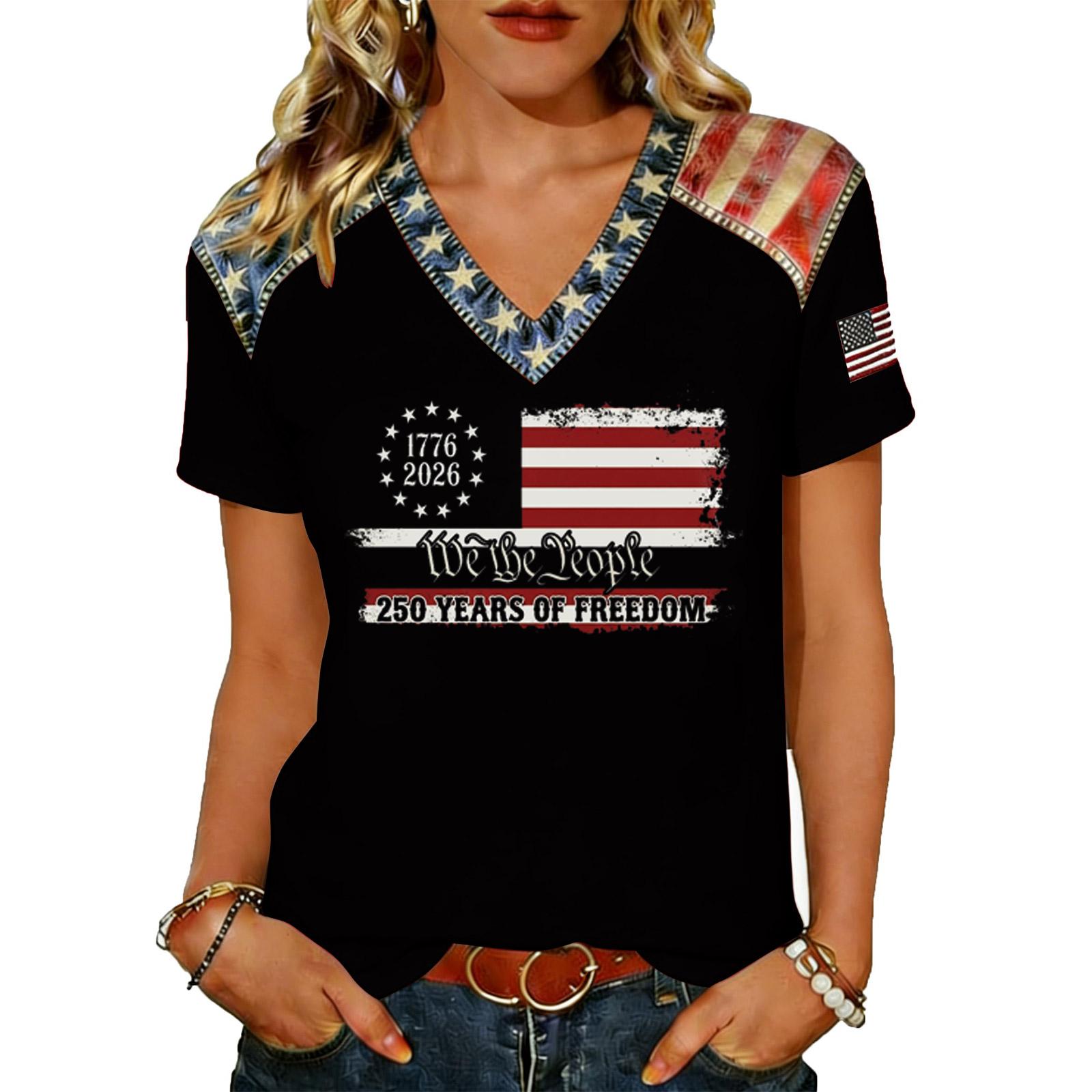 Women Casual V Neck Short Sleeve Pullover T Shirt Lightweight Soft Fabric Relaxed Fit Summer Top XXL чёрный