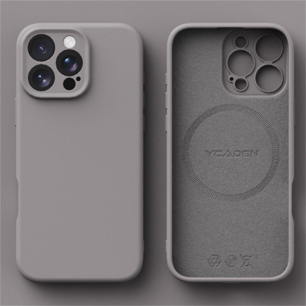 Luxury Silicone Soft Magsafe Case For iPhone 16 15 14 12 11 13 Pro Max 16 Plus 16E Wireless Charge Shockproof Matte Candy Cover