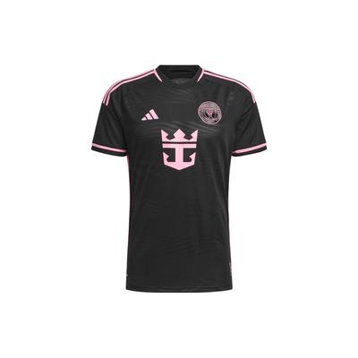 Inter Miami CF 23/24 Messi Auswärts Authentisches Trikot Schwarz Herren Streetwear JE9745