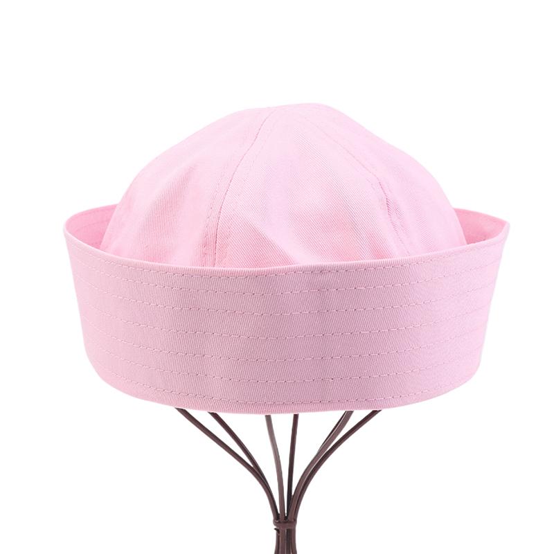 Korean Striped Sailor Hat Lovely Sweet Turn-Up Brim Dome Cap Versatile Cap Girly French Hats Cosplay Party Supplies