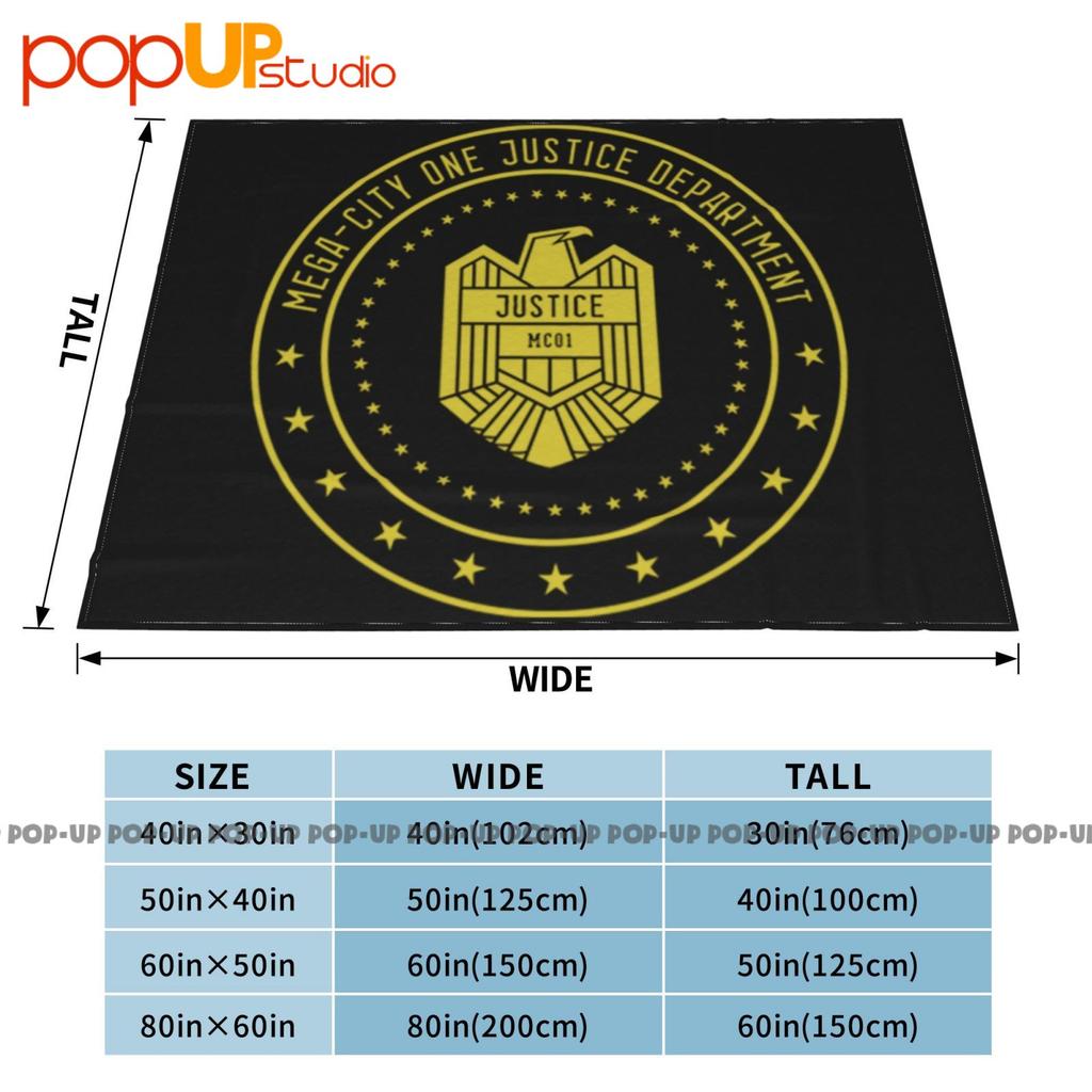 Mega City One Justice Dept Logo Ii - Judge Comic Dredd Department Eagle Ultra-Soft Blanket Quilt Winter Sofa Cover Bed Covers