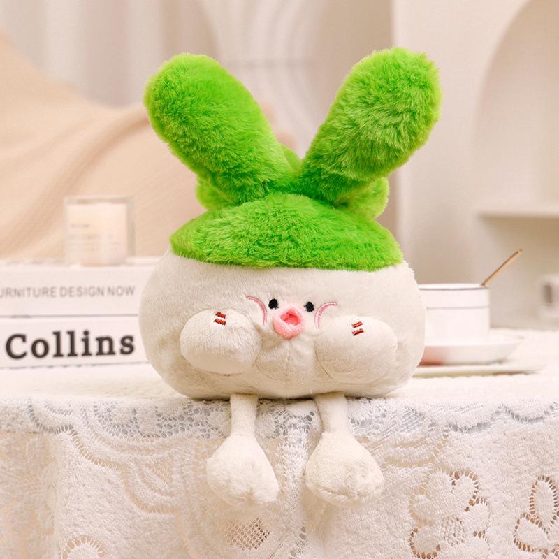 Cute Fun Cute Little Party Vegetable Pillow Doll Children Sleep Plush Toys Cute Radish Plush Toys Children's Birthday Gift
