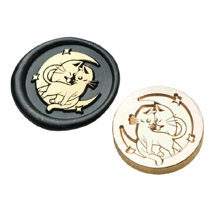 3D Embossed Wax Seal Stamp Head Replacement for Invitations Letter Envelope