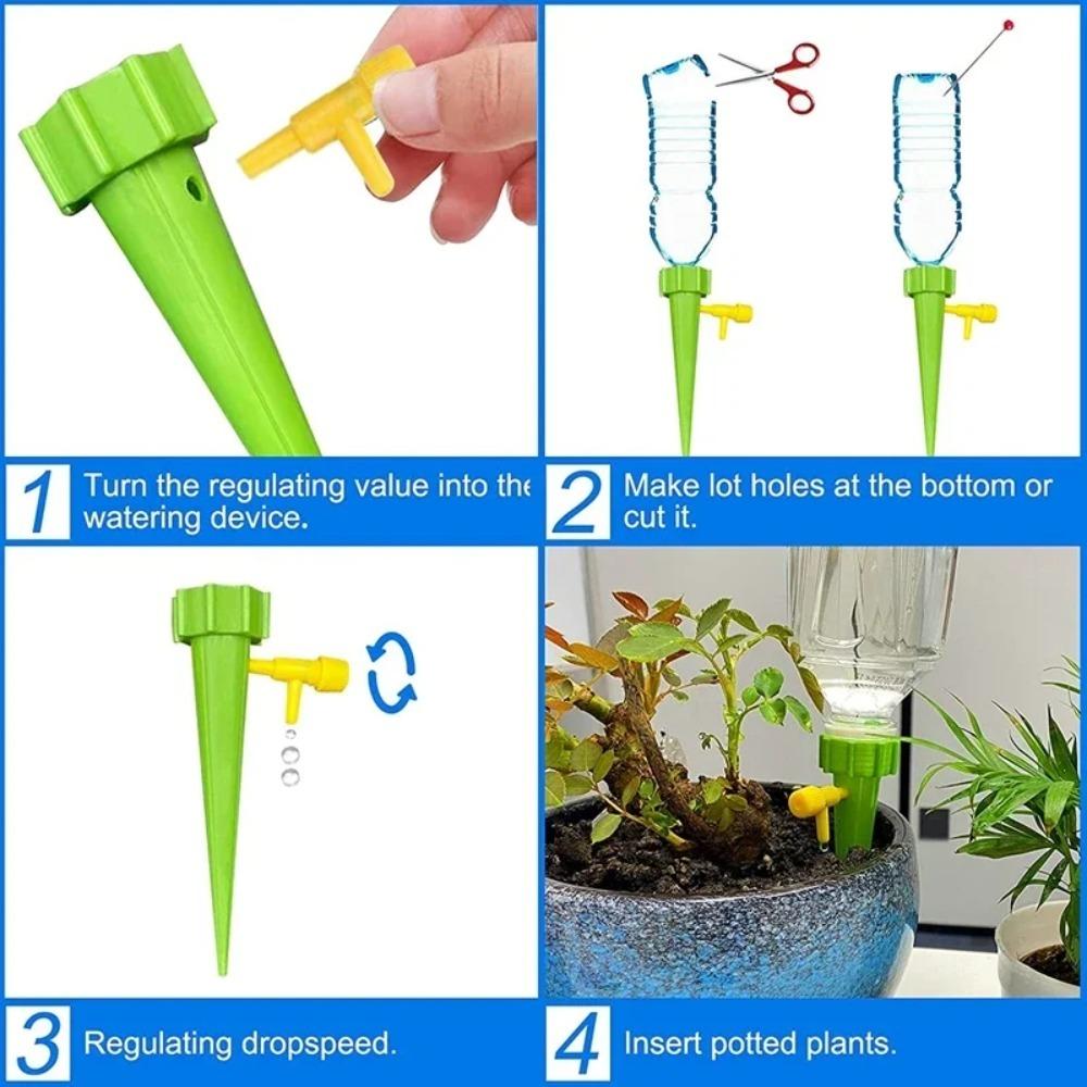 24/12/6 pz Kit di Autoirrigazione Irrigatore Automatico Irrigazione a goccia Impianto d'interno Dispositivo di Irrigazione Automatica Strumento per il Giardino di Fiori di Casa