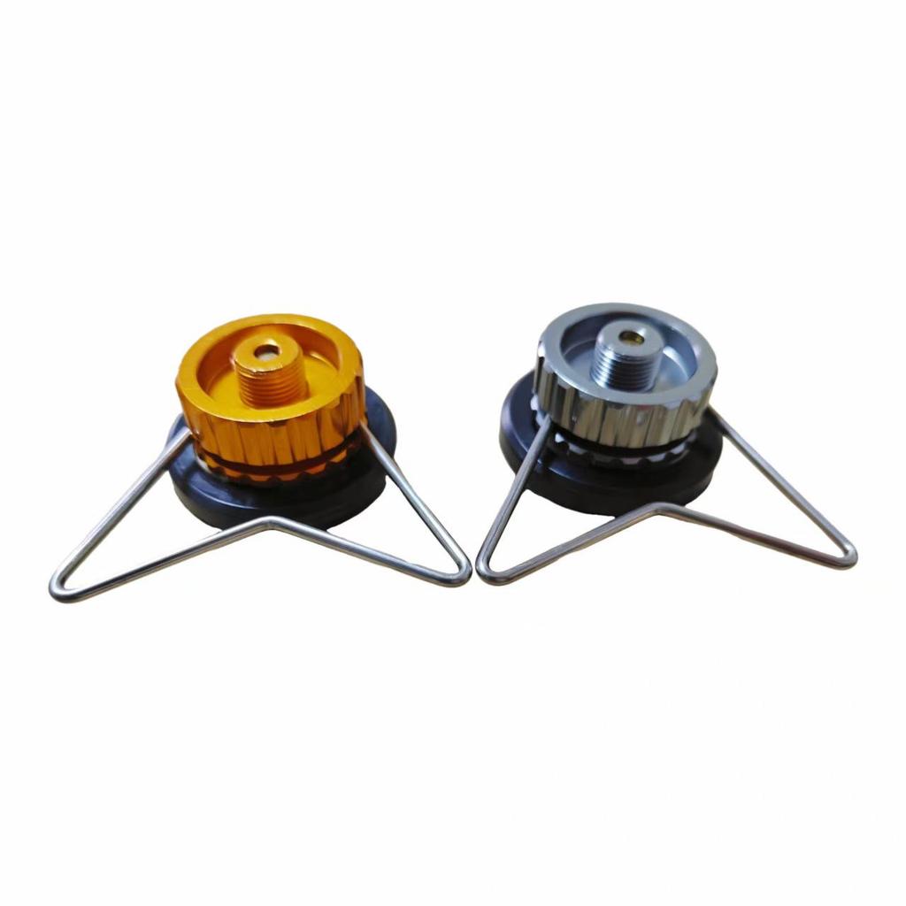 Stainless Steel Camping Stove Head Converter & Gas Can Adapter
