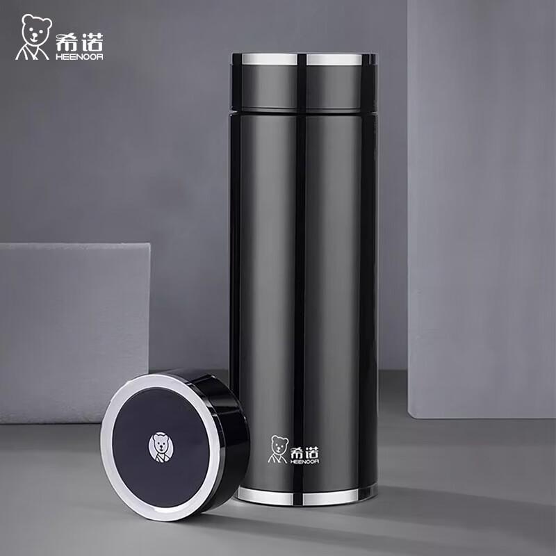 Heenoor 420ml Stainless Steel Thermos Mug with Filter