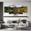 5 Panels Landscape Posters Canvas Painting Lake Mountain Pictures Prints Wall Art For Living Room Modern Home Decor No Frame