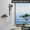 Thermostatic Shower Faucet Arm Lift Rod Brass Shelf 2 Function Spout& Hand Shower Hot And Cold Bathroom Tap 2 Model Bathroom Tap
