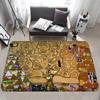 Gustav Klimt The Kiss Floor Mat Rectangle Anti-slip Home Soft Badmat Front Door Indoor Outdoor Mat Welcome Doormat