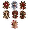 DIY Stoff-Weihnachtskranz Bastelset zum Handnähen einer strahlenden Patchwork-Dekoration für die Innen-Feiertagsdekoration
