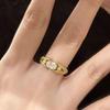 Classic Diamond Studded Ice Flower Oval Gem Ring New In Light Luxury Exquisite and Beautiful Rings for Women Wedding Jewelry