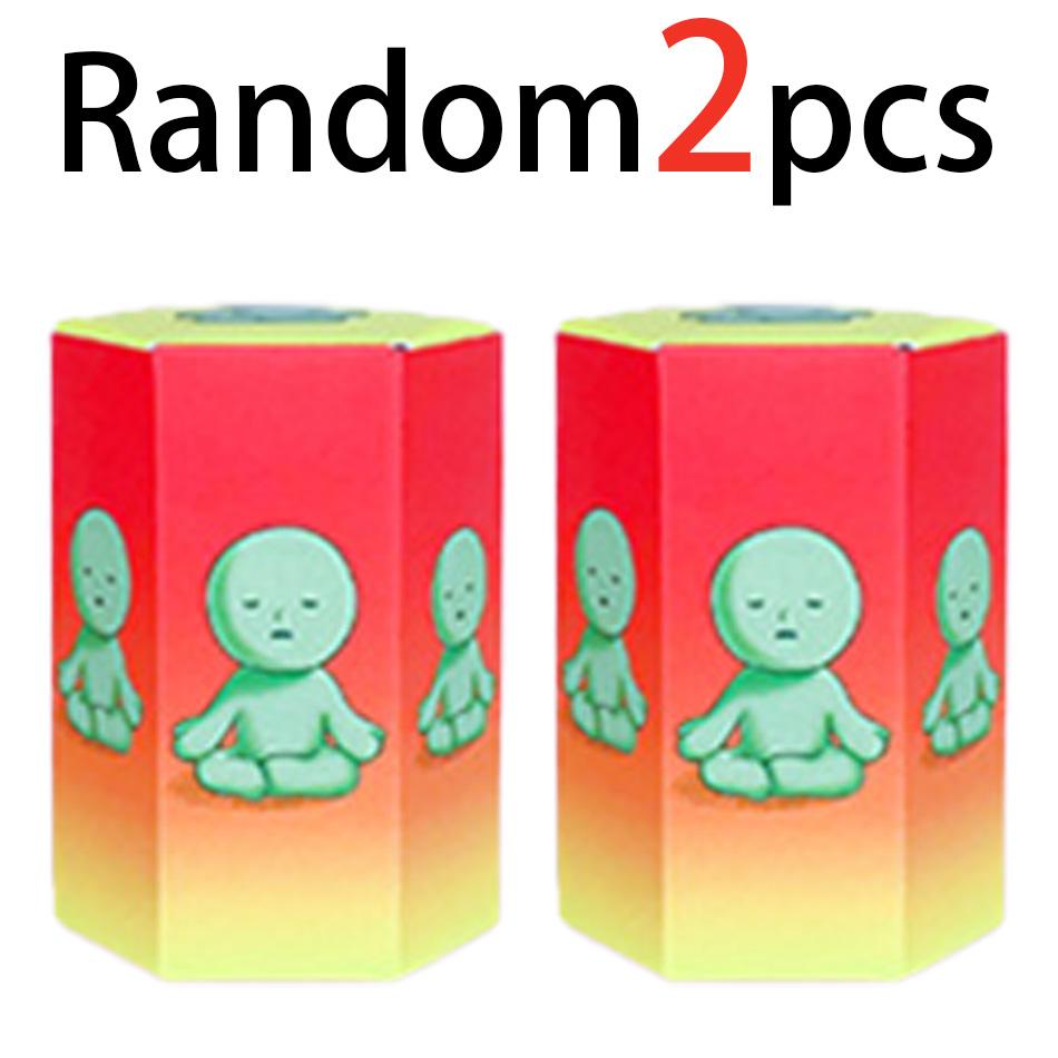 New Blind Box Yoga Series Mini Figure Cute Noctilucent Decoration Doll Bedroom Toilet Series Model Corner Toys Gifts