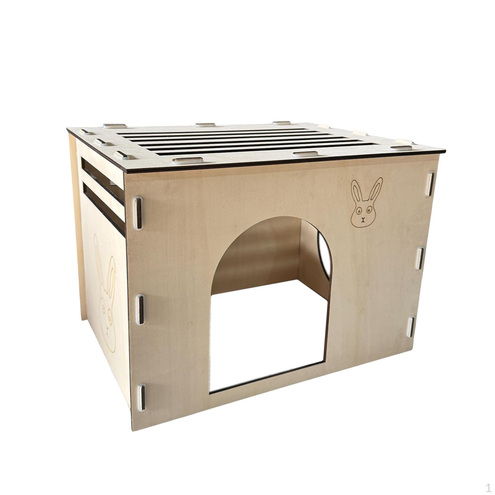 Hideaway with Multiple Doors, Assembly Required, Decoration, Spacious Hutch, Castle for Hamsters And Style B
