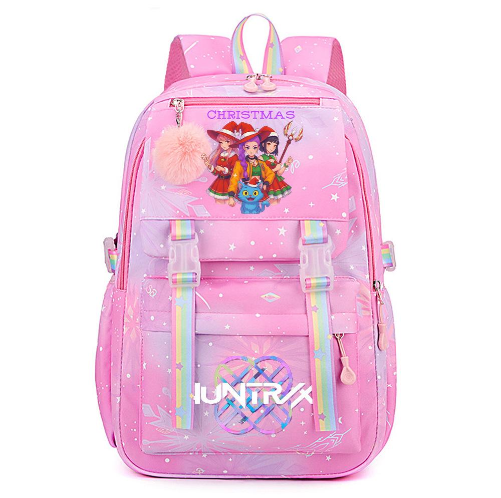 Christmas K-Pop Demon Hunters Printed Large Capacity Waterproof Backpack Teenger Student Girl Boy Schoolbag Bookbag waterproof Travel Bag Mochila