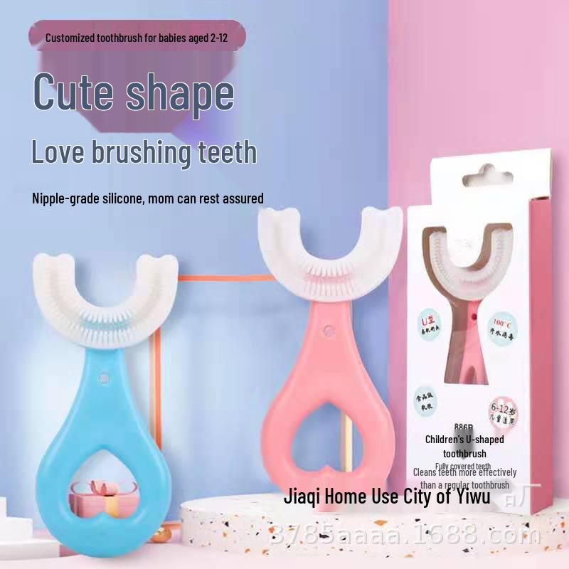 Children's U-Shaped Toothbrush for Baby Oral Care