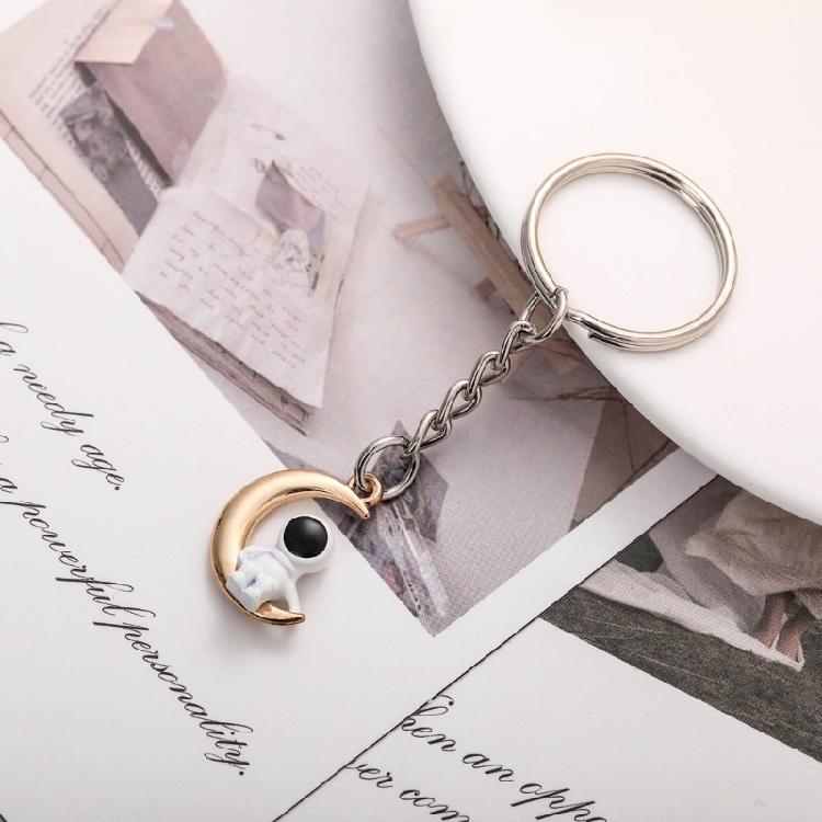 Astronaut Keychain Adornment Simple Portable Cell Phone Accessories Bag Ornament