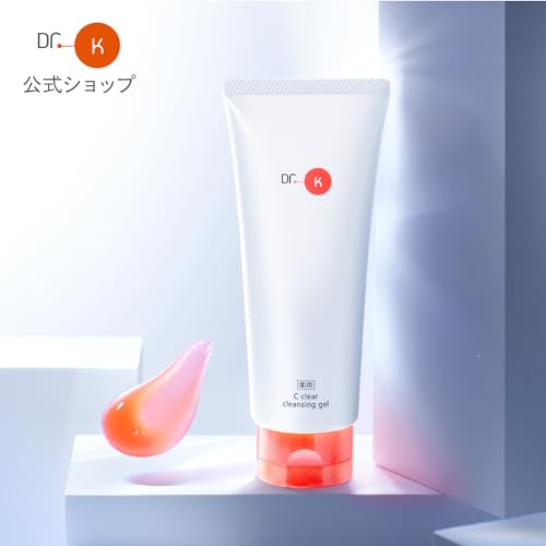 Dr.K Medicated C Clear Cleansing Gel (Quasi-drug) [Makeup Remover] Vitamin C Derivative Pore Double Face Wash No Need Eyelash Extensions OK Cleansing