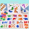 Wooden Alphabet And Number Matching Puzzle For Kids Educational Toy For Early Learning