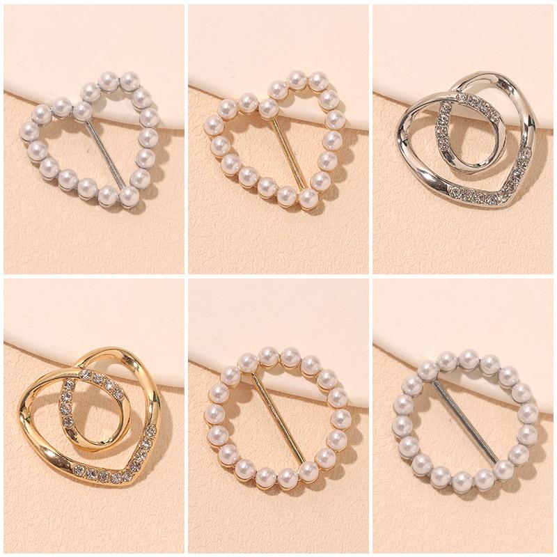 High-End Silk Scarf Knot Buckle for T-Shirt Hem Decoration