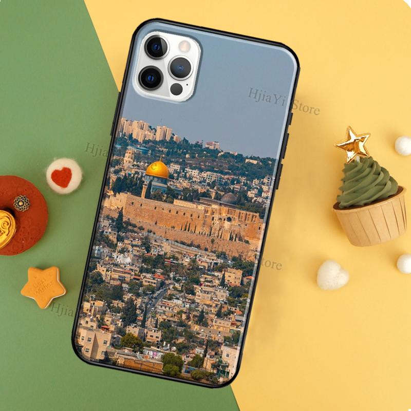 Jerusalem Dome of the Rock Case For Apple iPhone 13 12 Mini 11 14 Pro Max XS X XR 6S 7 8 Plus 5S SE 2020 Phone Cover