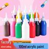 Acrylfarben-Set für Kinder - 12 Farben, 100 ml für DIY-Wand-, Stein- und Handbemalungs-Kunst