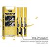 15Pcs Yellow Tire Paint Pen Quick Drying Water Resistant Yellow Tire Marker Pen For Car Tire Lettering Scratch Repair