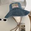 Wide Wings Denim Bucket Hat Big Brimmed Sunscreen Hat Casual Jeans Fisherman Hat  Women