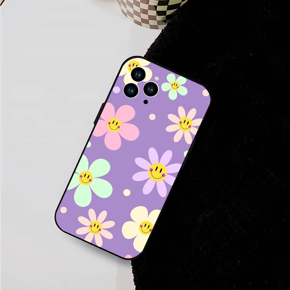 Flower Art For Iphone 17 Air 16 Pro Max 15 14 13 Full Cover Anti-Shock MagSafe Cover