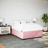 VidaXL Bed Frames Without Mattress Pink 140x200 Cm Velvet 3284642