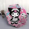 1pc My Melody & Kuromi Princess Edition Umbrella: Automatic Open/Closed, Foldable Design, Outdoor Use, Festival Gift for Fans, Travelers, Daily Use.T0