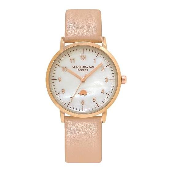 

SCANDINAVIAN FOREST Wristwatch White/PinkGold/Beige