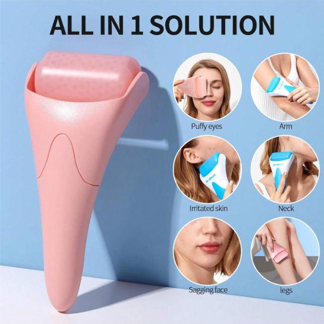 Ice Roller Face & Skin Rejuvenation Massager - Cold Compress Beauty Instrument
