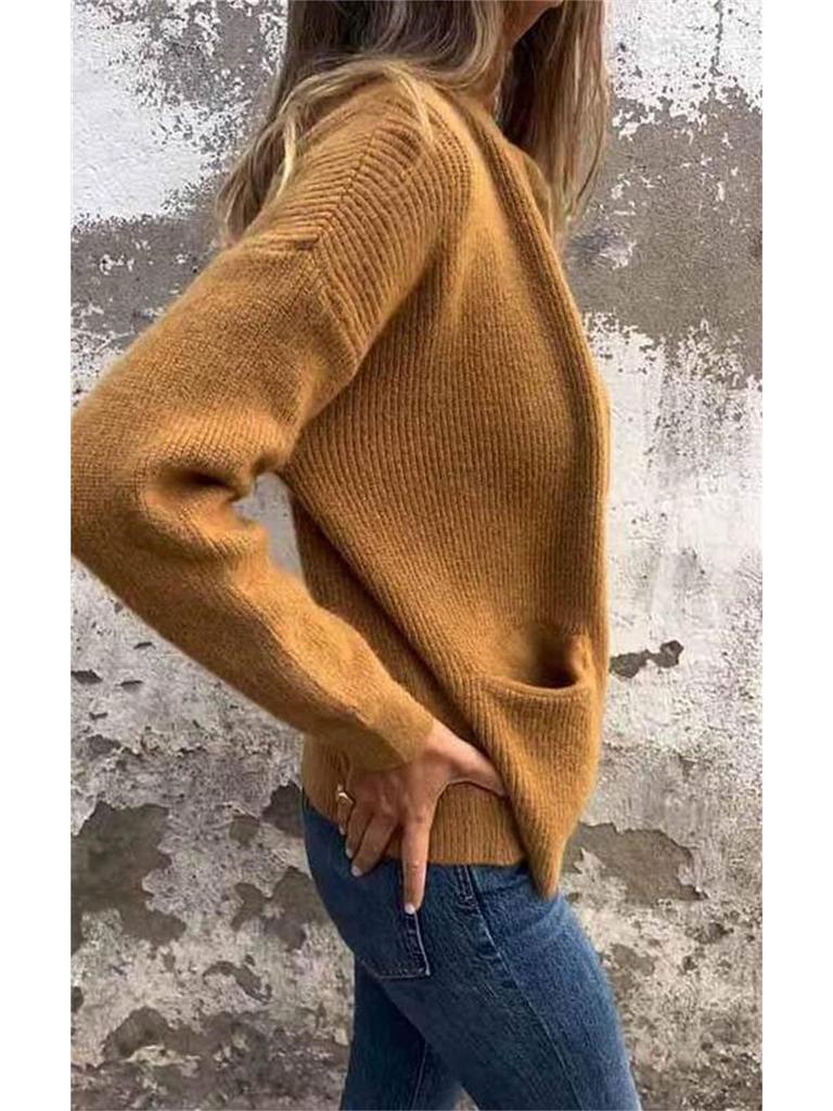 2024 Women's Autumn/Winter Bestseller Casual Stand-Up Collar Zipper Jacket with Pockets