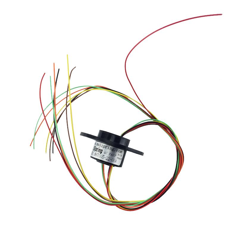 2/4/6/12 Channels 2A Hollow Shaft Slip Ring Rotation Connector with 5mm Hole rings for Camera Gimbal / Ferris wheel Rings