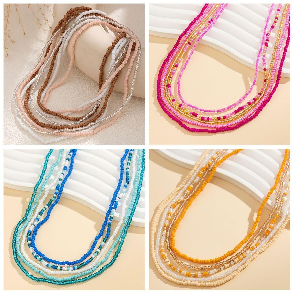 

1Set 5Pcs/Set Bohemian Waist Chain Coloful Design Belly Chain Beach Body Jewelry Summer 01