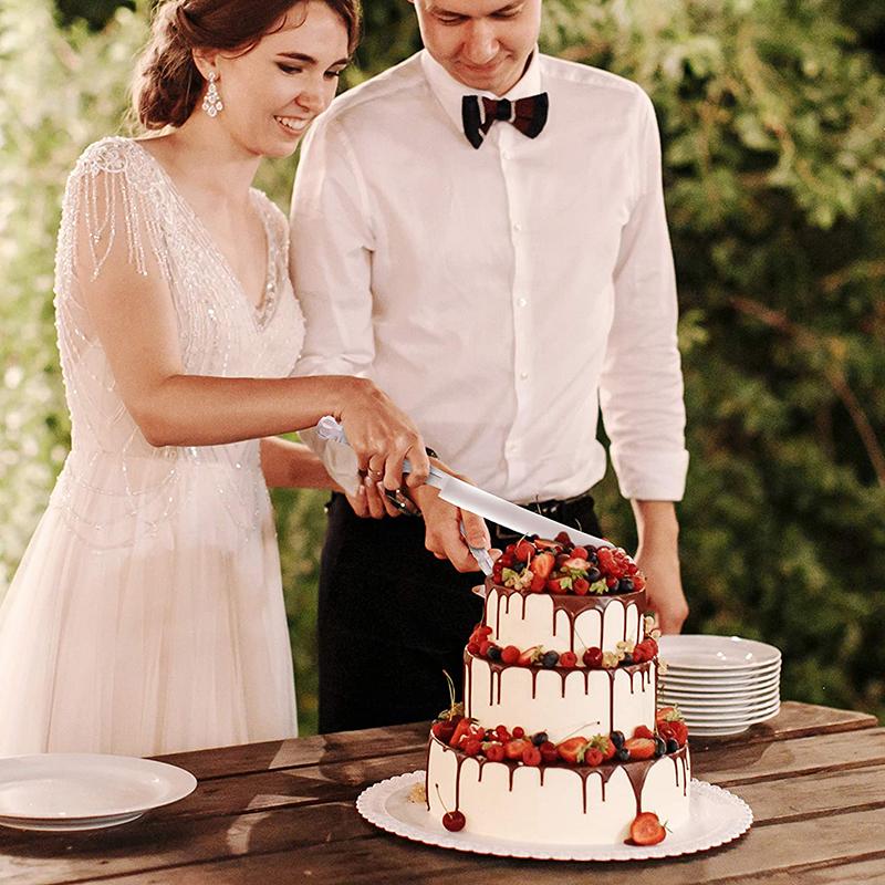 Bcmjhwt 2pcs Stainless Steel Knife And Shovel Pizza Bread Knife Wedding Supplies Cake Knife Triangle Bread Shovel Baking Tools