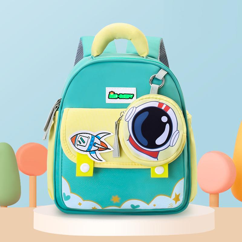 New 2025 Cartoon Cute Schoolbag Trendy Fashion Contrasting Color Student Bag Large Capacity Backpack