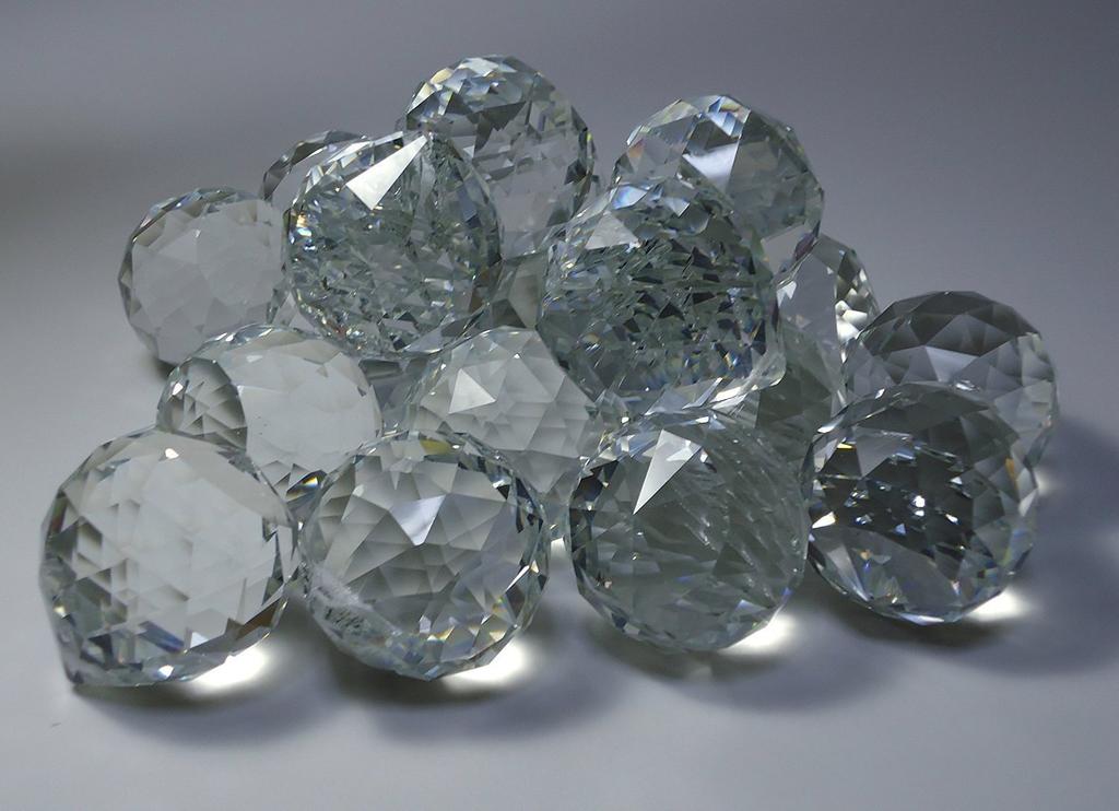 Suncatcher Crystal Balls, 30mm Set, Luck, Feng Shui, Decorative… (Set of 20)