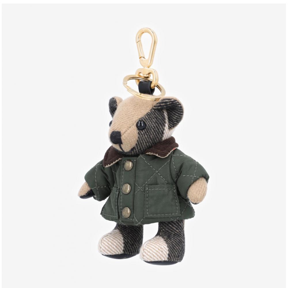 Burberry Quilting Jacket Charm Keyring Thomas Bear 8120170 C1748