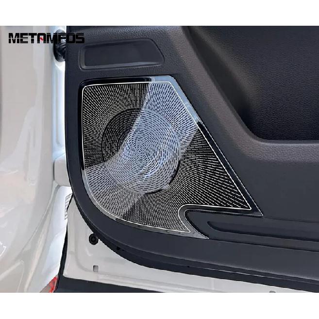 Car Door Speaker Cover Trim For Honda CR-V CRV  2024 2025 Stainless Steel Audio Loudspeaker Trim Accessories Car Styling