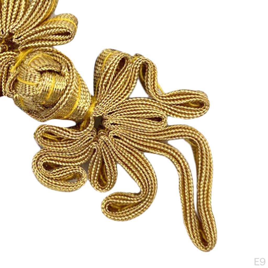 5 Pair Chinese Knot Frog Button Design For Cheongsam Clothing Decor