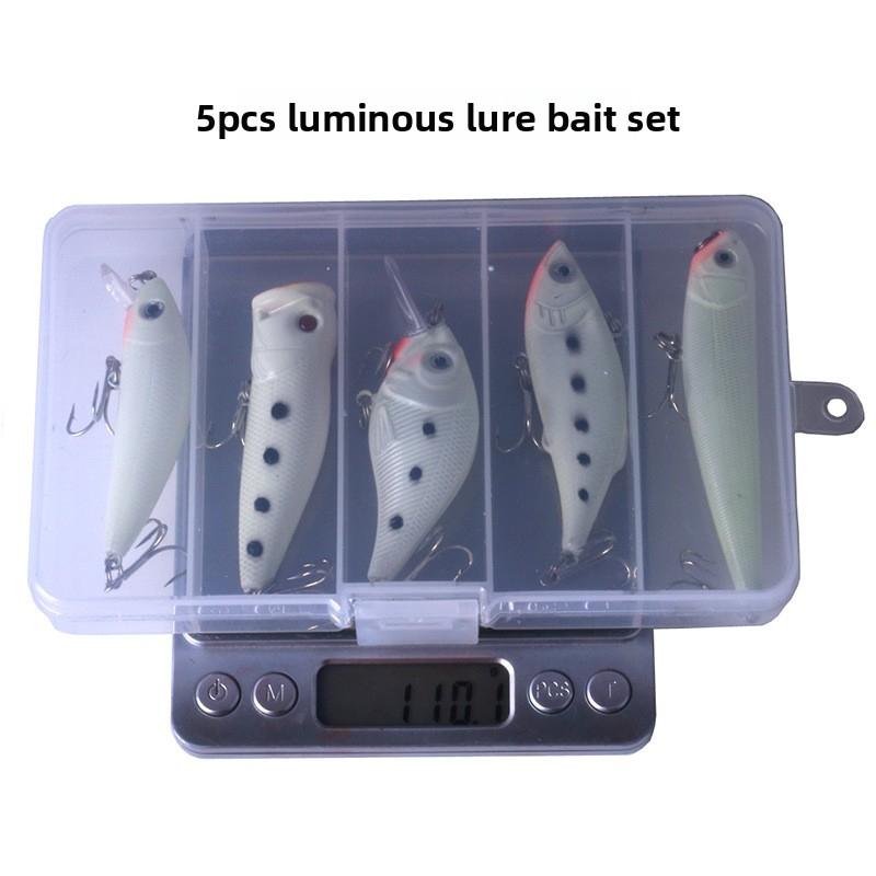 Lure bait set5-10PCSBoxed artificial bait, bionic bait, suitable for both freshwater and saltwater fishing equipment