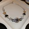 Vintage Stern Herz Halskette Für Frauen Mode Strass Choker Halskette Y2K Schlüsselbein Kette Accessoires Geschenk