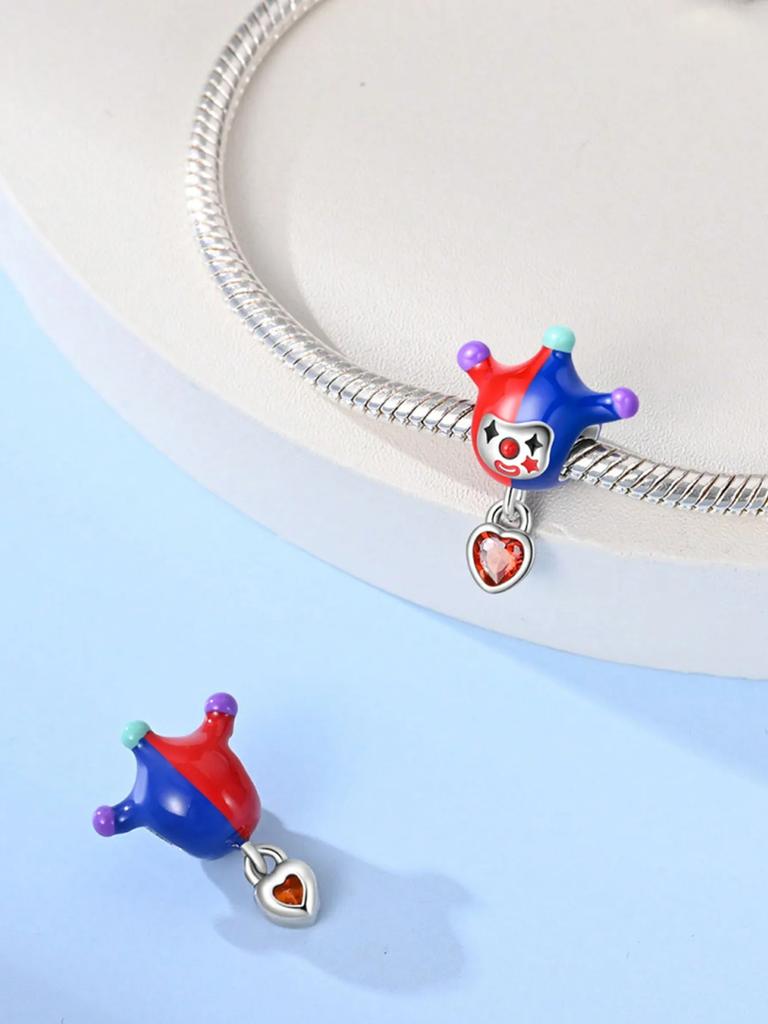 Copper Plated Original Charms Clown Circus And Butterflies Beads Fit Bracelet Women'S Jewelry Gift