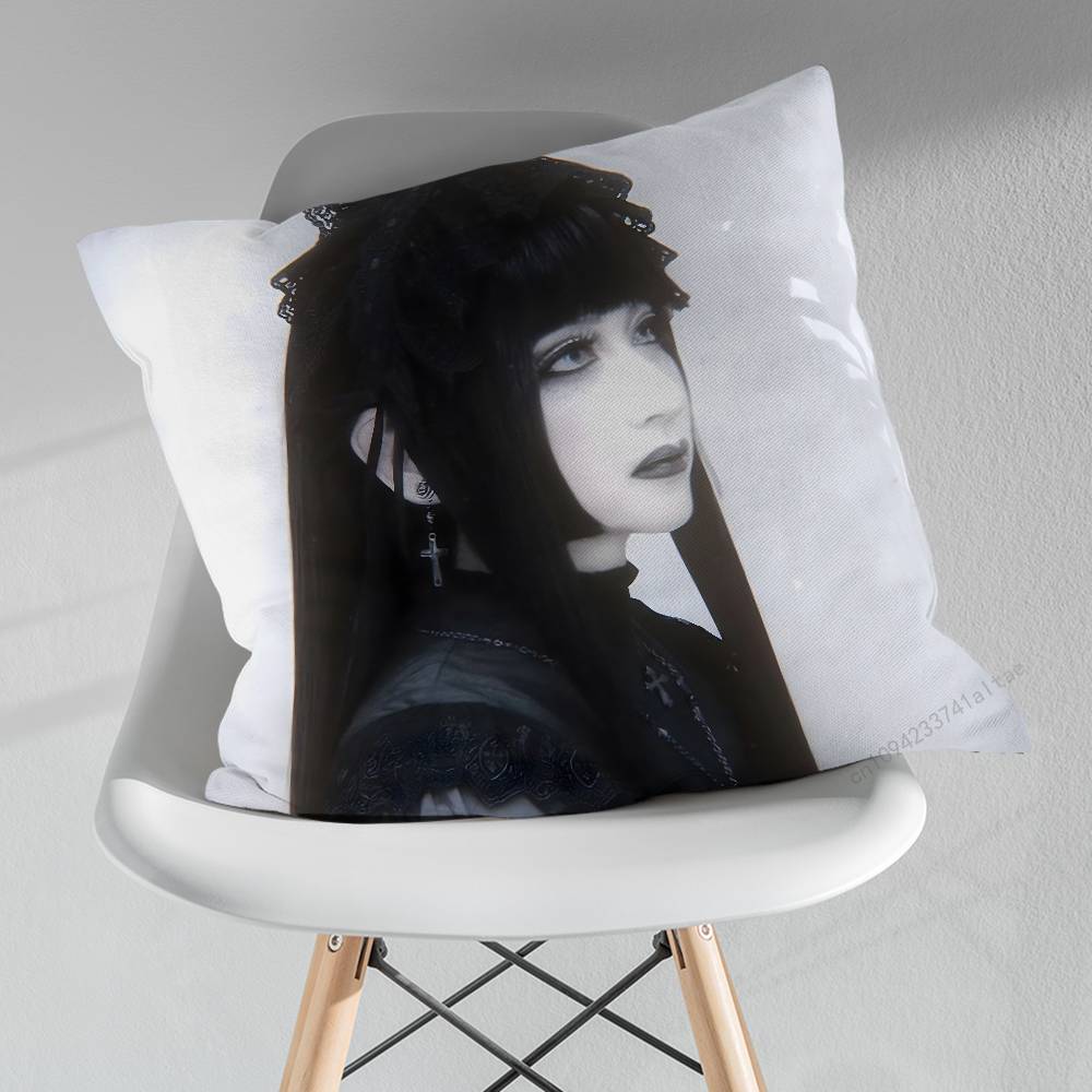 Guitarist MMana Gothic Art Throw Pillow Case Living Room Sofa Cushion Cover For Home Bedroom Decoration Protector